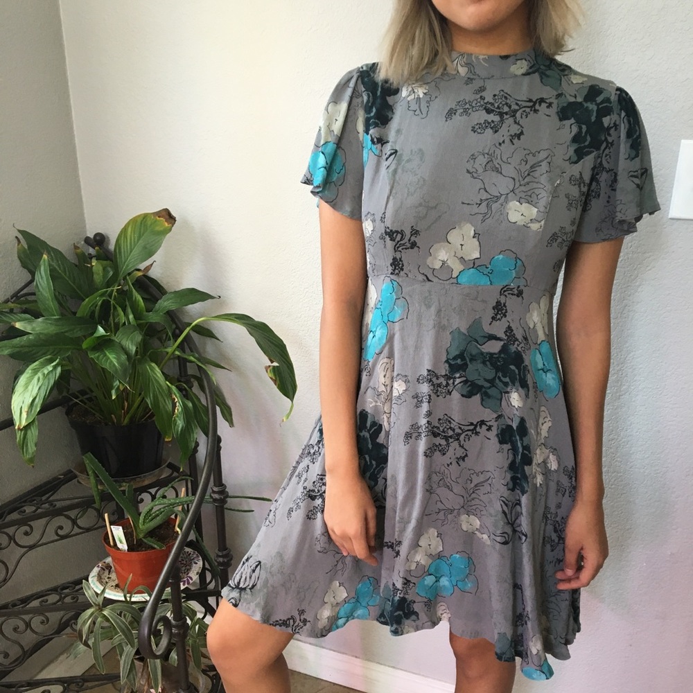 Anthropologie floral dress